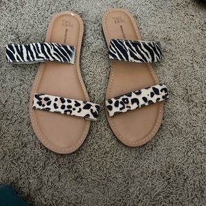 Cheetah sandals